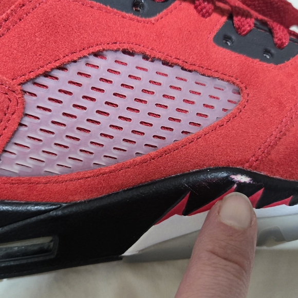 🔥 Air Jordan 5 Raging Bull Red Suede (2021) | Size 9 | OG Box | Shrink Wrapped - Picture 5 of 10